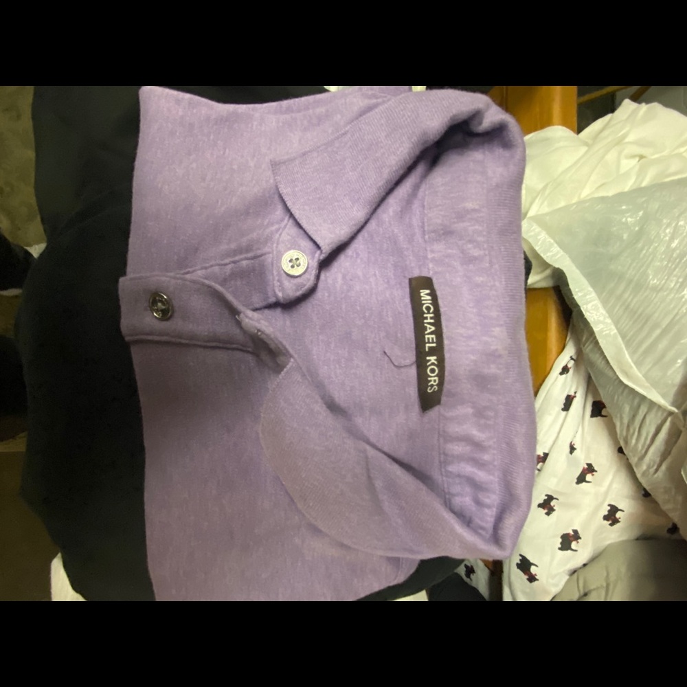 Michael kors collar T-shirt